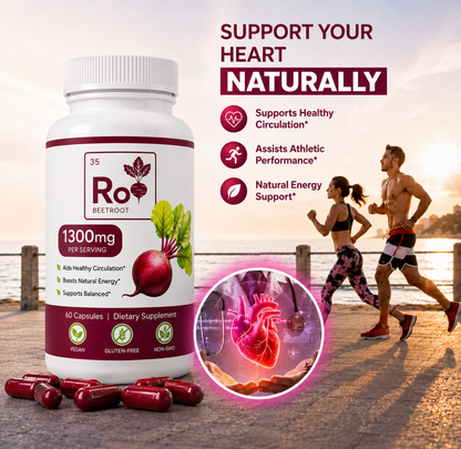 Rootology Beetroot Dietary Supplement Capsules